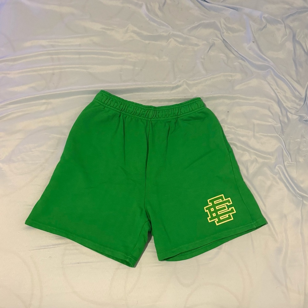 Eric Emanuel Green fleece shorts rare 2023 release like new